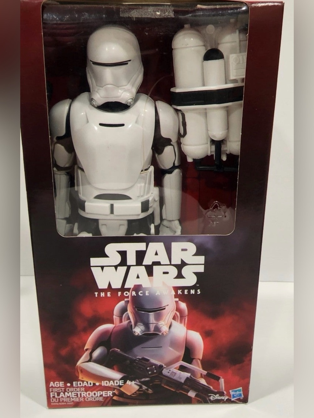 Star Wars First Order Flametrooper Action Figure - White & Black NIB
